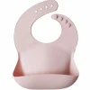 Mushie Slabbetje met Opvangbakje Blush