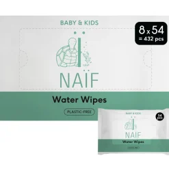 Naif Baby & Kids Billendoekjes 8x54 = 432 stuks