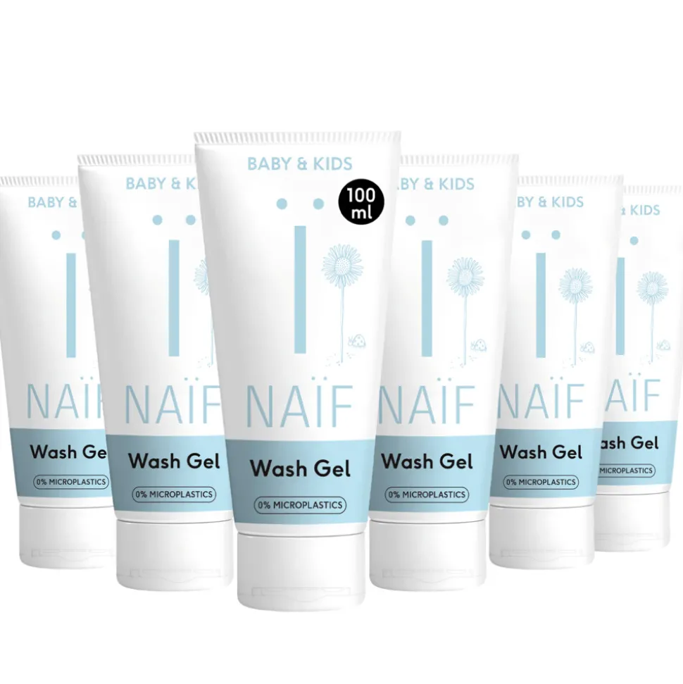 Naif Baby & Kids Reinigende Wasgel 6x100 ml 600 ml
