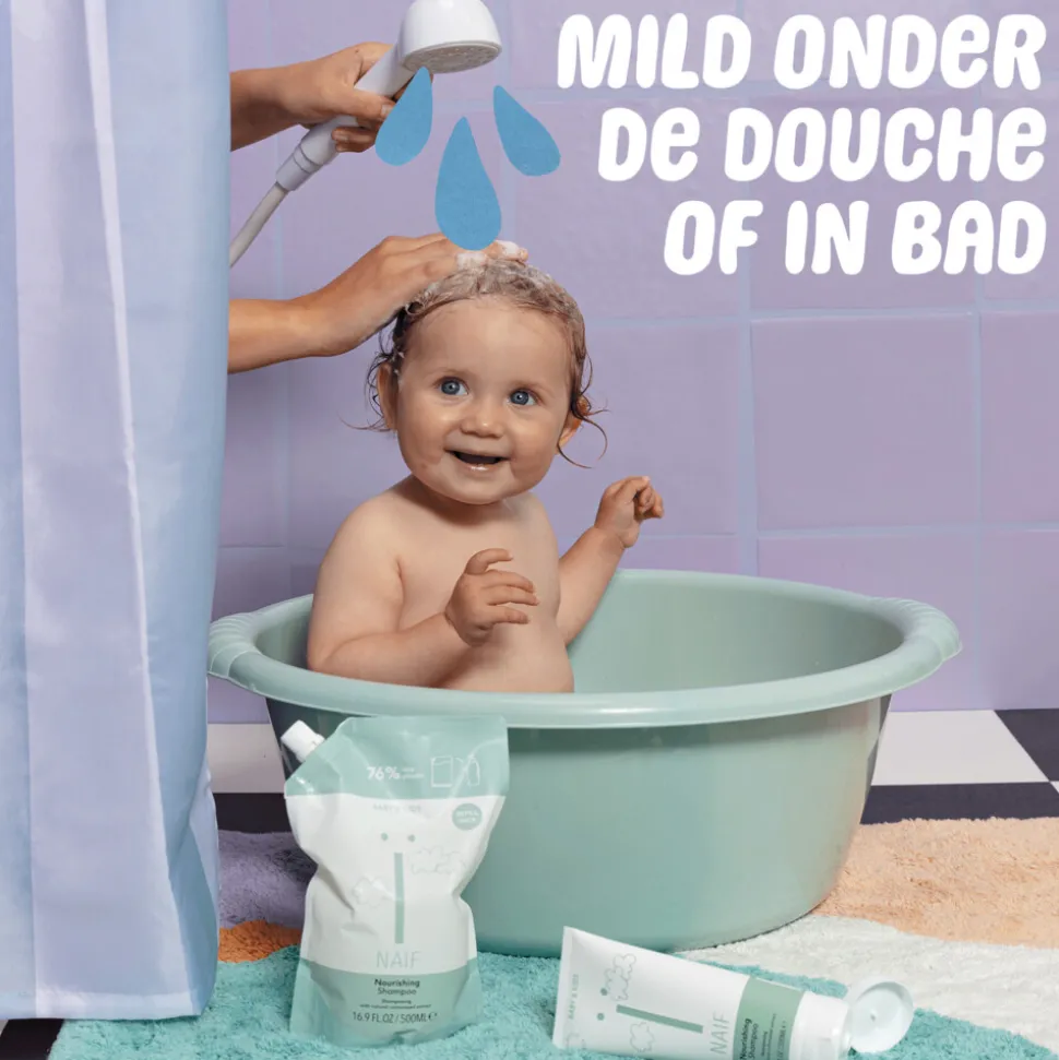 Naif Baby & Kids Voedende Shampoo Navulverpakking 500 ml