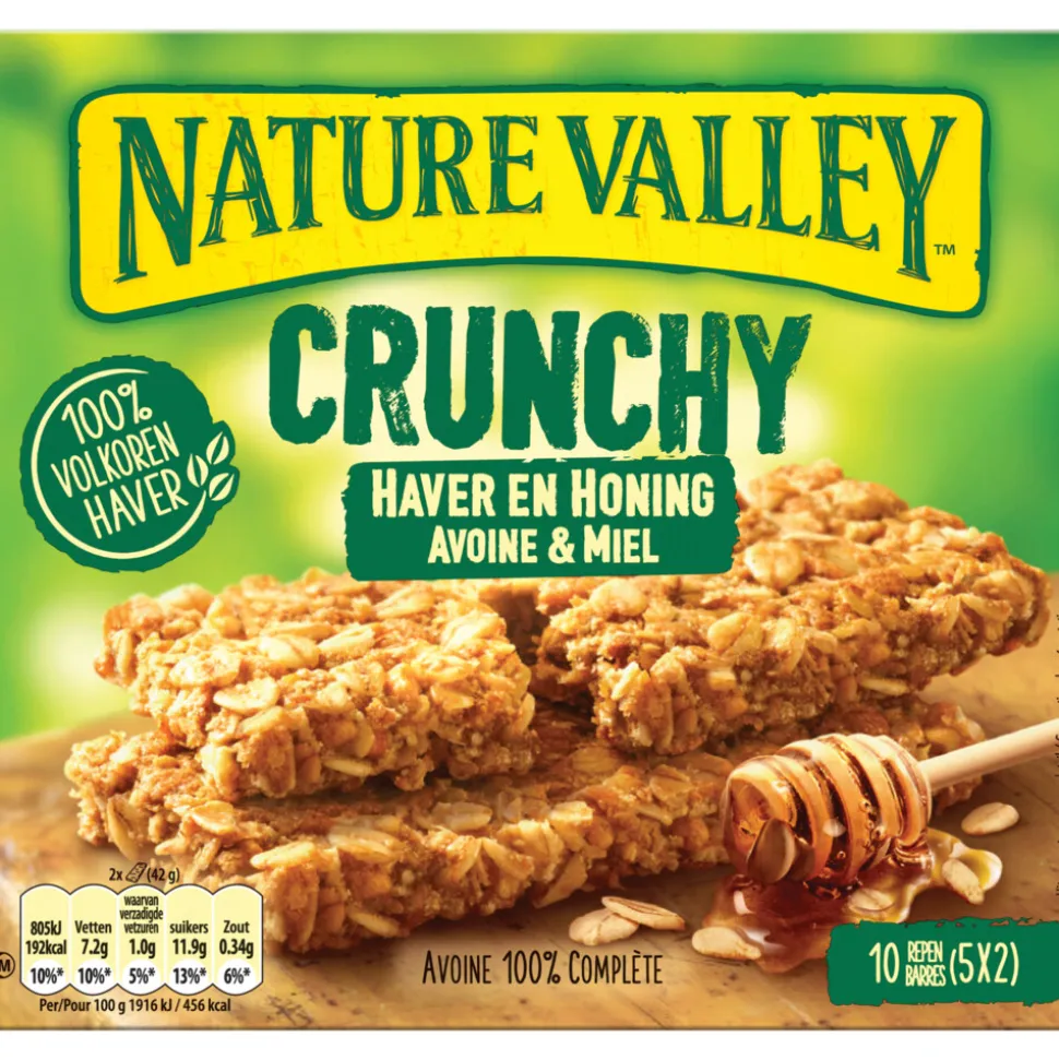 Nature Valley Crunchy Haver en Honing 5x2 stuks