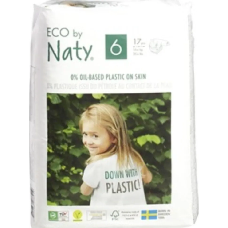 Naty Luiers Maat 6 Junior (16+ kg) 17 stuks
