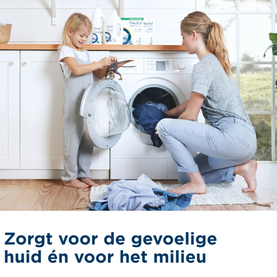 Neutral Vloeibaar Wasmiddel Zwart 20 Wasbeurten 1 liter