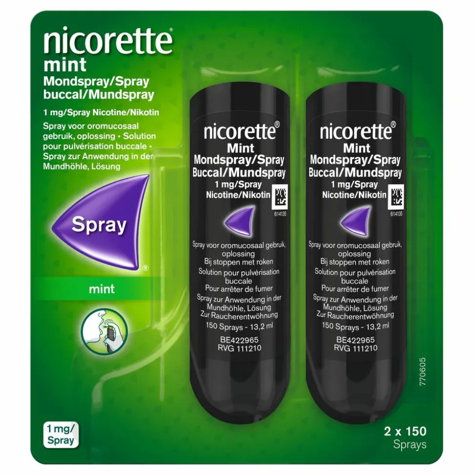 Nicorette Mondspray Mint Duo 1 mg 2x13,2
