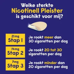 Nicotinell Nicotinepleisters 7mg 7 stuks