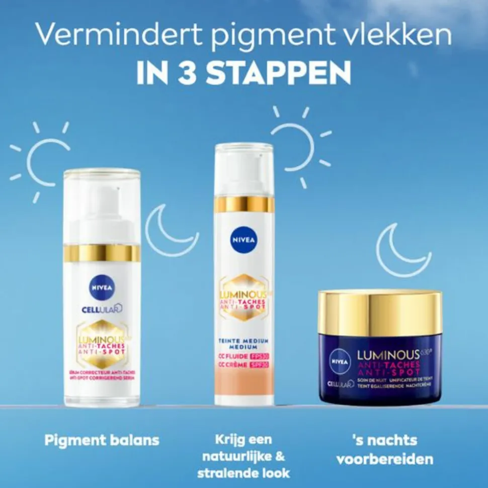 NIVEA Luminous630 CC Cream SPF 30 Medium 40 ml