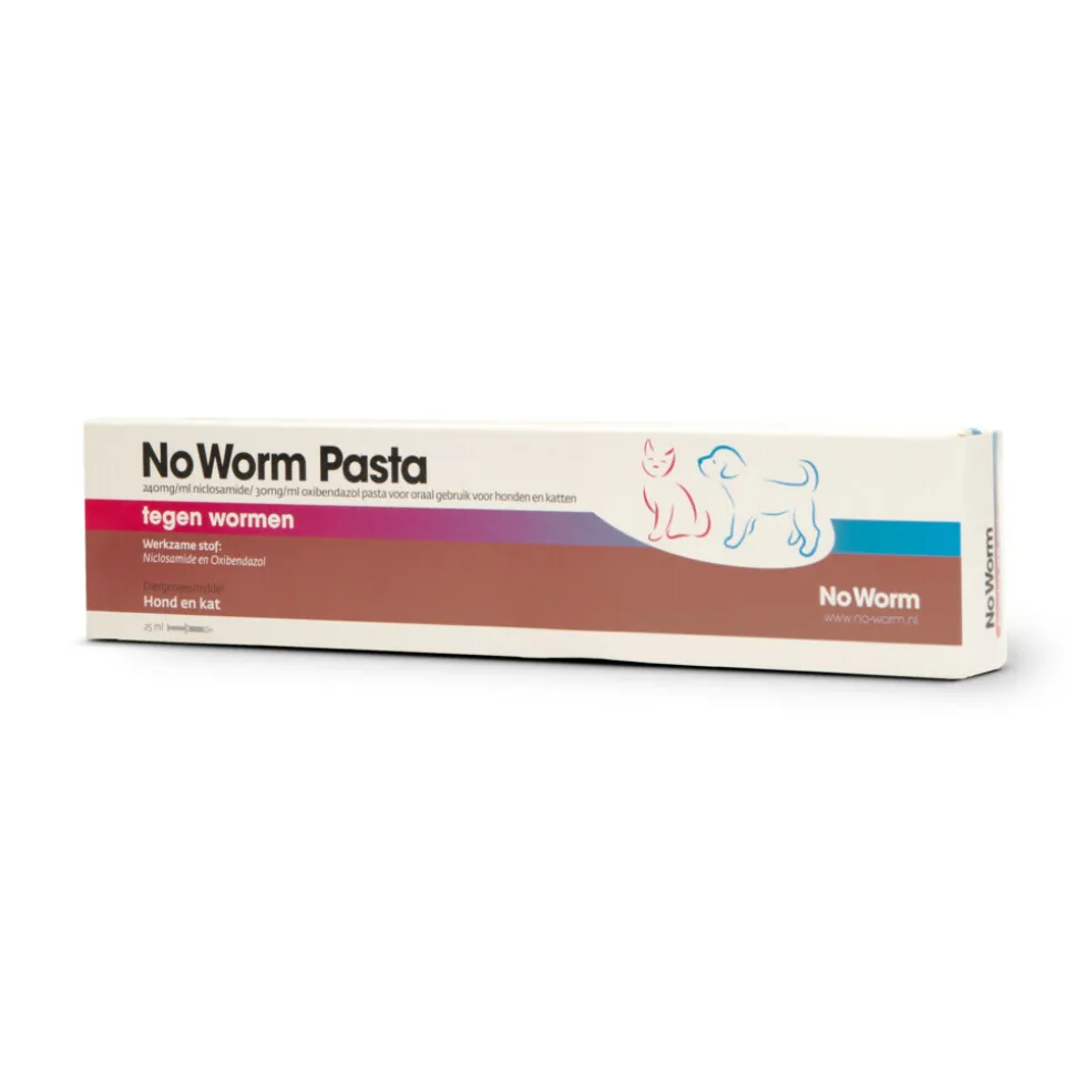 No Worm Ontworming Pasta Hond - Kat 25 ml