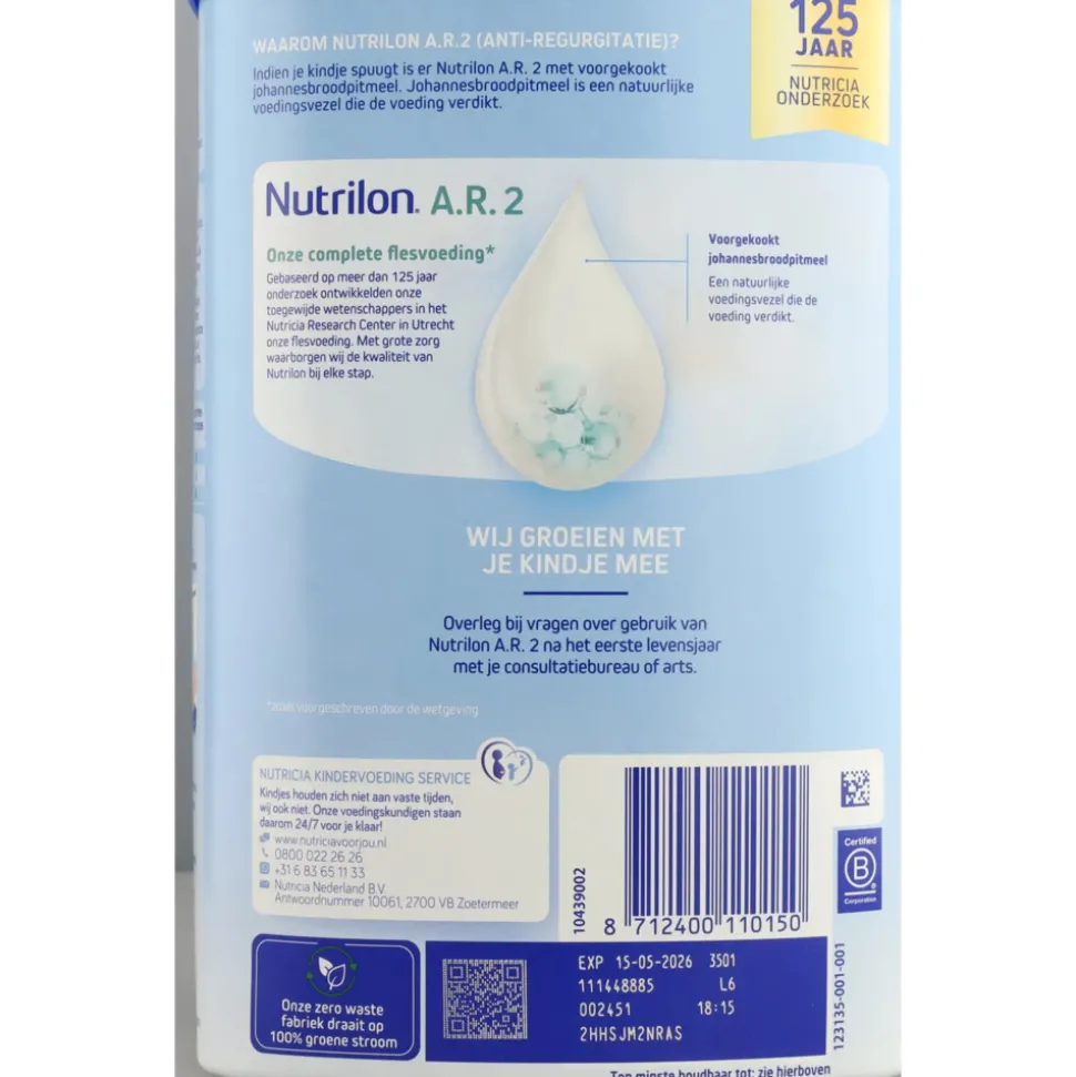 Nutrilon Anti-Regurgitatie 2 800 gr