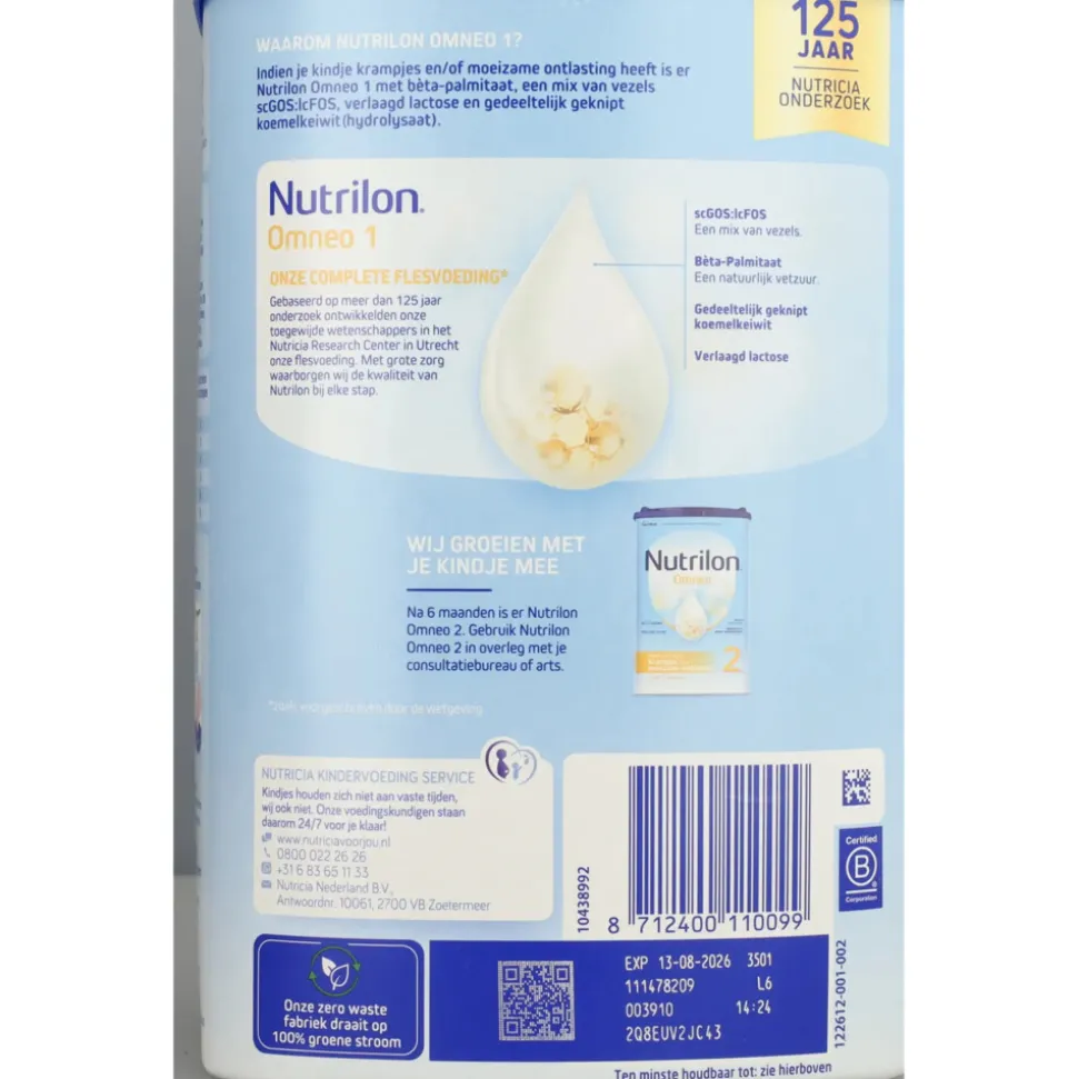 Nutrilon Omneo Comfort 1 800 gr