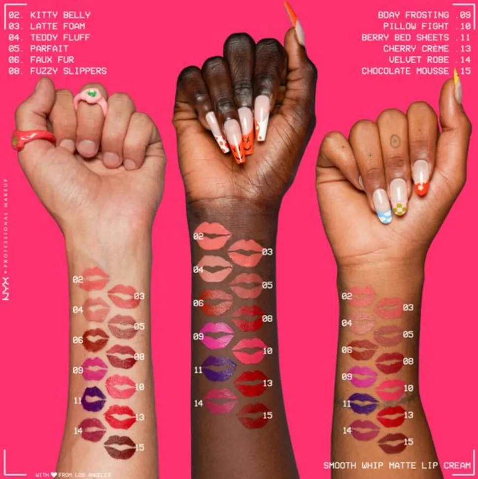 NYX Smooth Whip Matte Lip Cream Berry Bed Sheets 4 ml