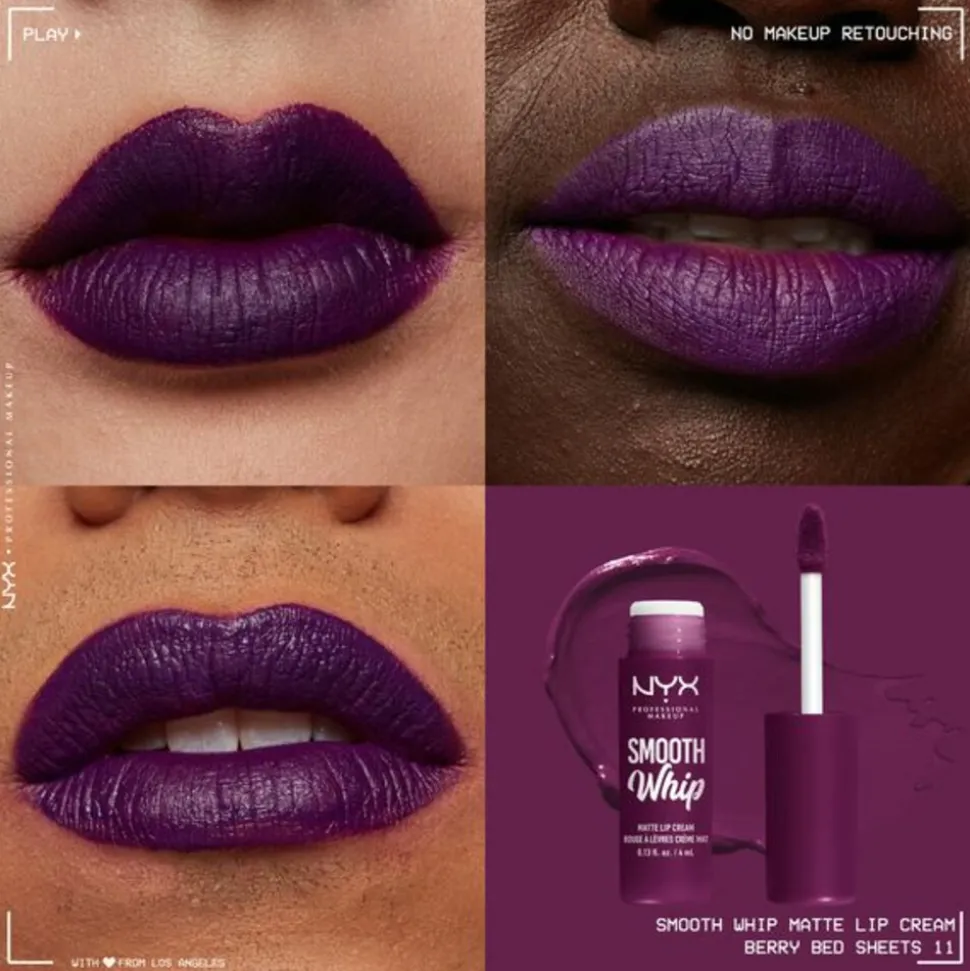 NYX Smooth Whip Matte Lip Cream Berry Bed Sheets 4 ml