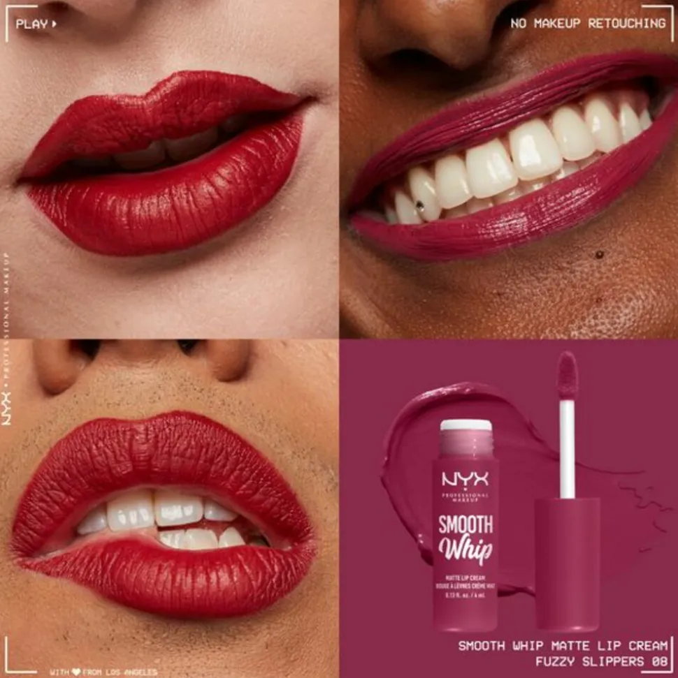 NYX Smooth Whip Matte Lip Cream Fuzzy Slippers 4 ml