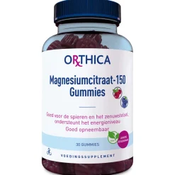 Orthica Magnesiumcitraat-150 Gummies 30 gummies