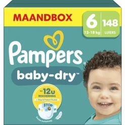 Pampers Baby Dry Luiers Maat 5+ (12-17 kg) 168 stuks