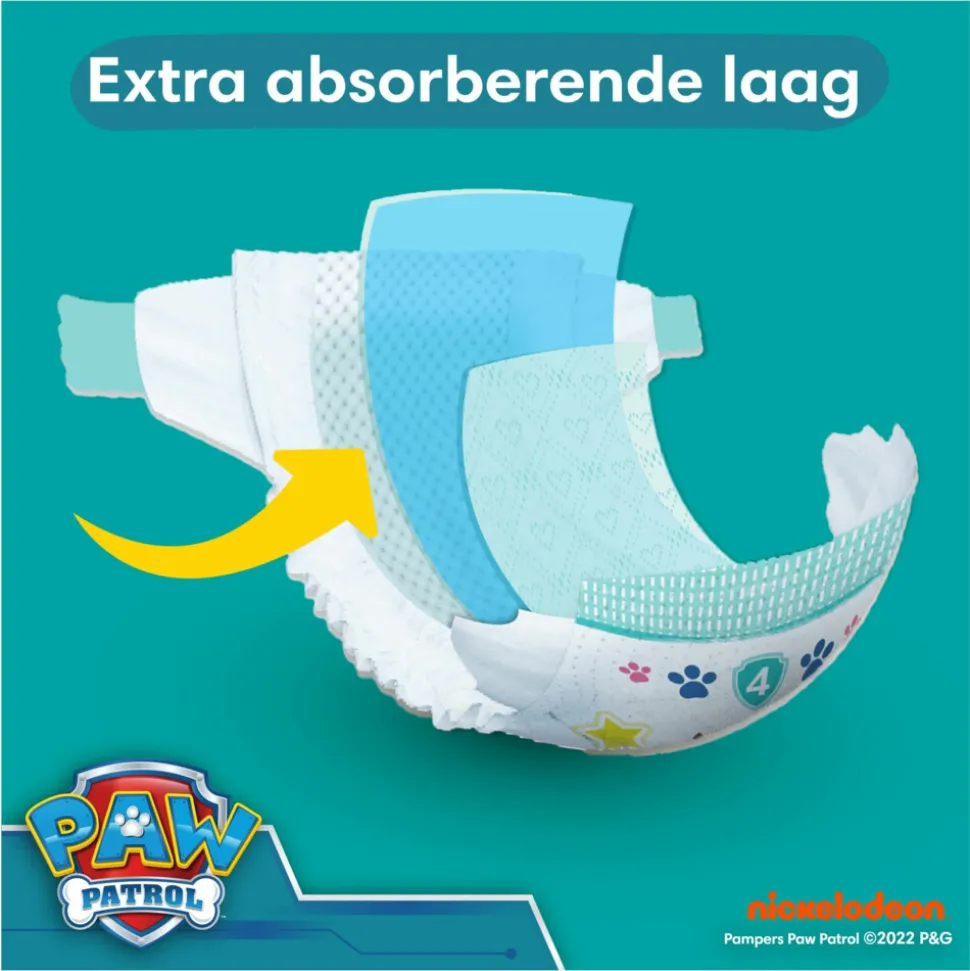 Pampers Baby Dry Luiers Paw Patrol Maat 6 (13-18 kg) 164 stuks