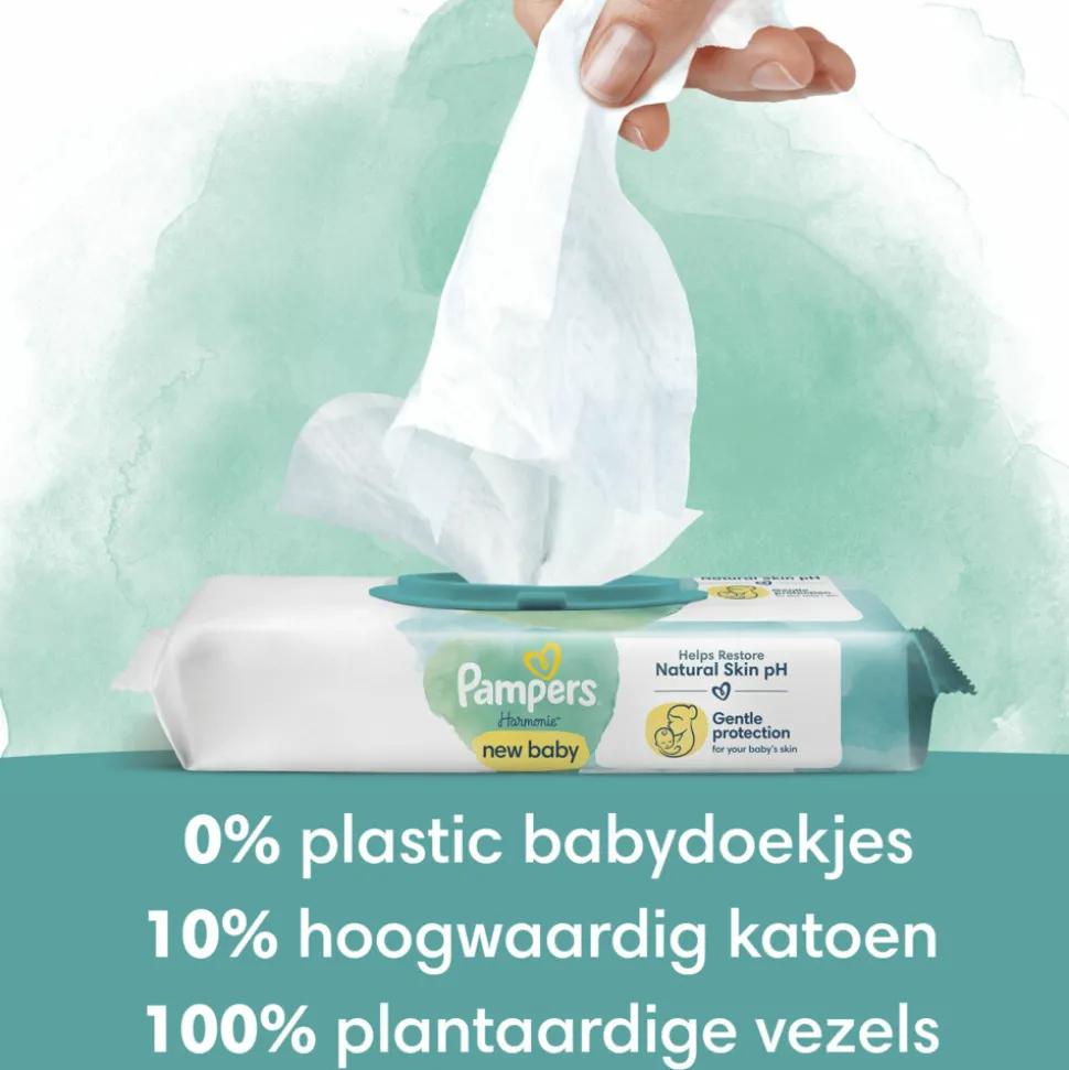 Pampers Billendoekjes Harmonie New Baby 9x46 = 414 stuks