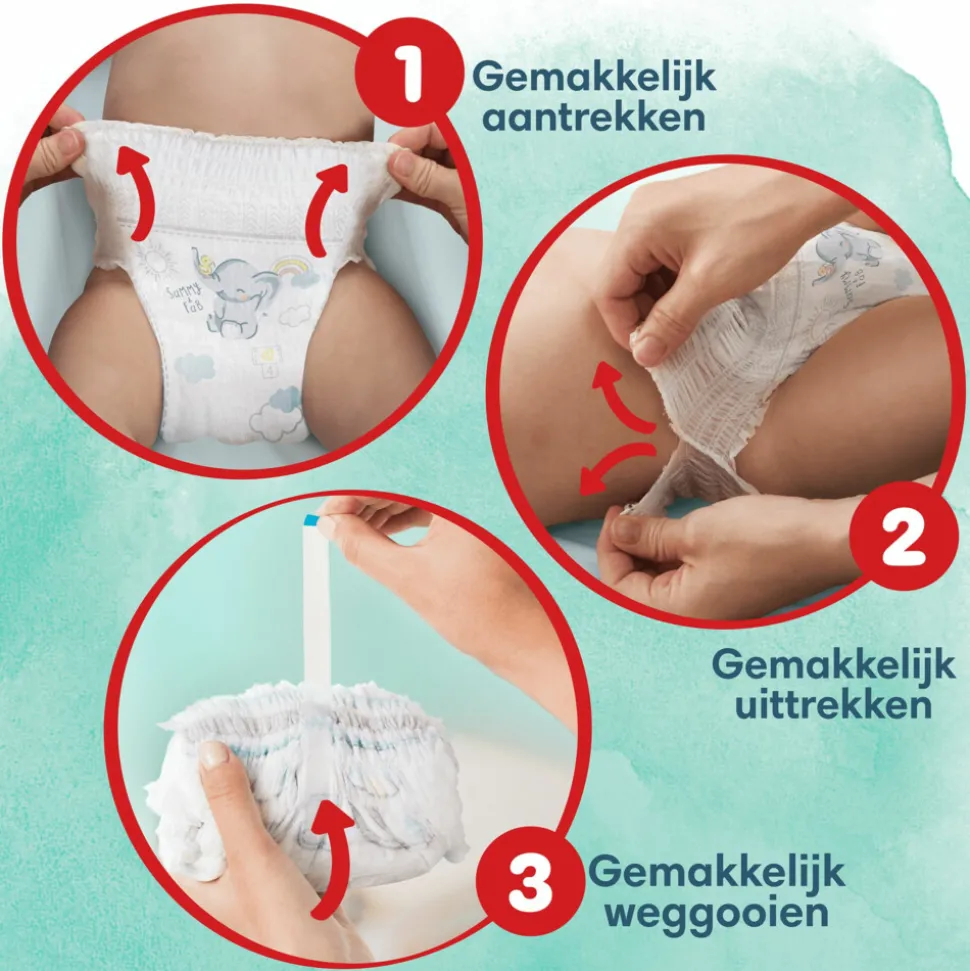 Pampers Harmonie Luierbroekjes Maat 5 (12-17 kg) 144 stuks