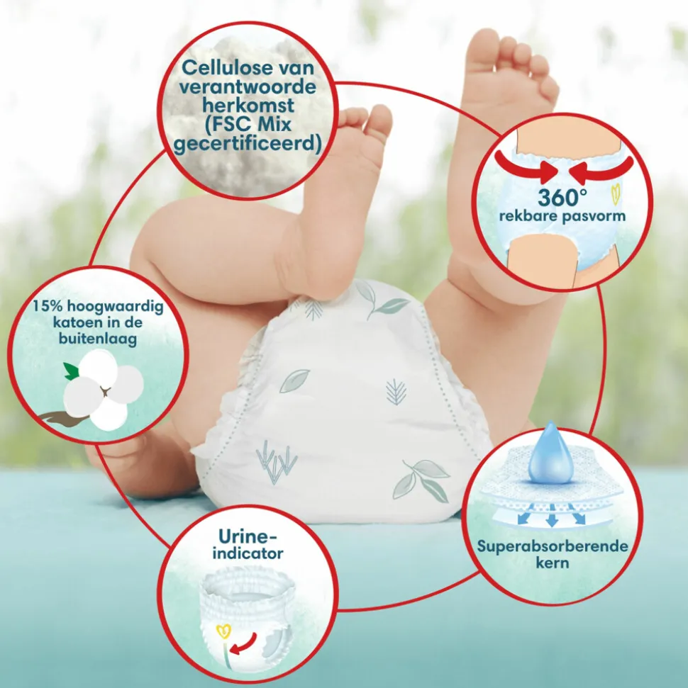 Pampers Harmonie Luierbroekjes Maat 5 (12-17 kg) 144 stuks