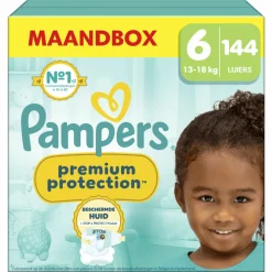 Pampers Premium Protection Luiers Maat 6 (13-18 kg) 144 stuks