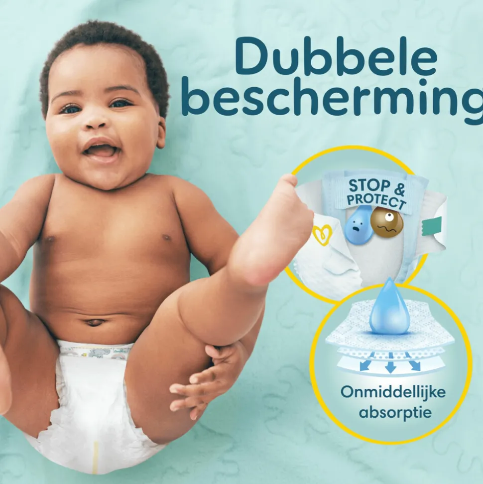Pampers Premium Protection Luiers Maat 1 (2-5kg) 180 stuks