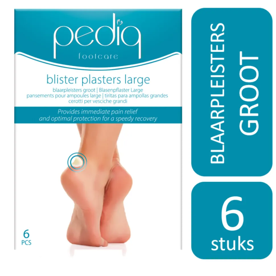 Pediq Blaarpleisters Groot 6 stuks