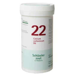 Pfluger Schussler Zout nr 22 Calcium Carbonicum D6 400 tabletten