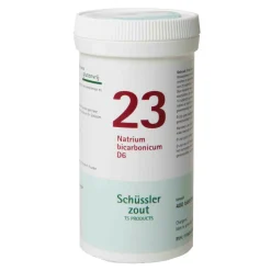 Pfluger Schussler Zout nr 23 Natrium bicarbonicum D6 400 tabletten