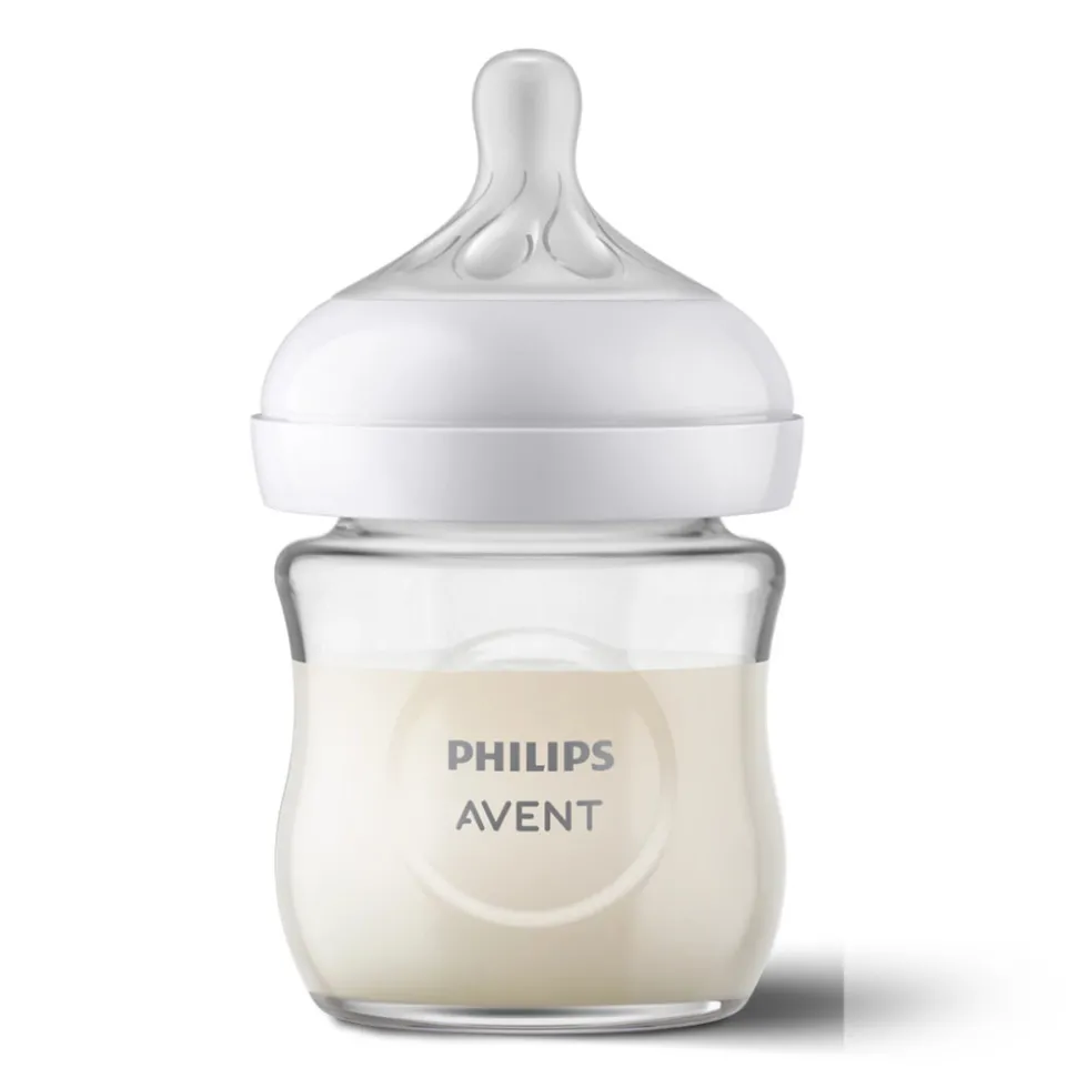 Philips Avent Glazen Babyfles Natural Response 0+ mnd 120 ml