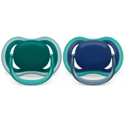 Philips Avent Ultra Air Fopspeen 6-18 mnd Groen Blauw 2 stuks
