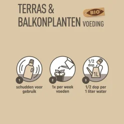 Pokon Bio Terras & Balkon Planten Voeding 1 liter