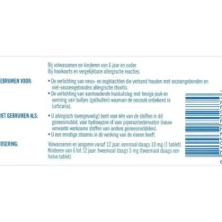 Prevalin Allerstop Cetirizine 21 tabletten