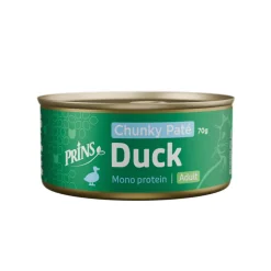 Prins Chunky Paté Kattenvoer Nat Eend 70 gr