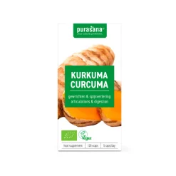 Purasana Kurkuma Bio 120 Capsules