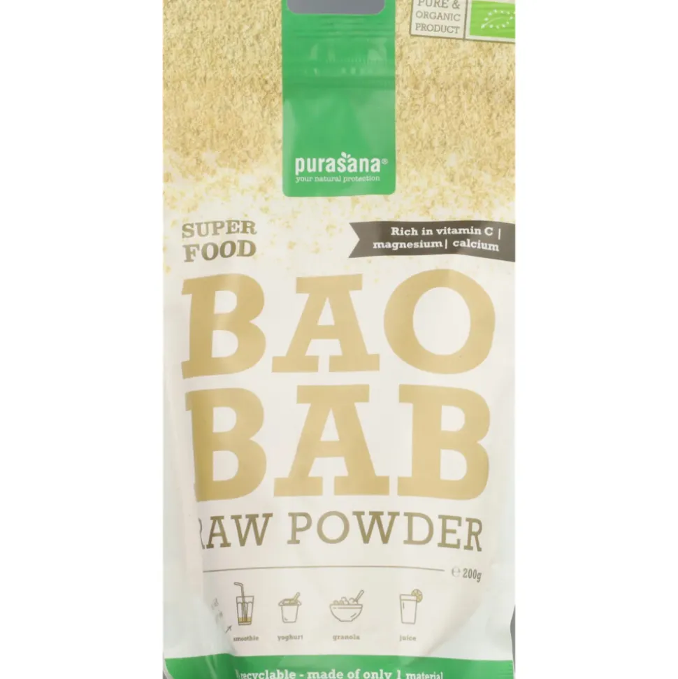 Purasana Superfood Baobab Poeder Bio 200 gr