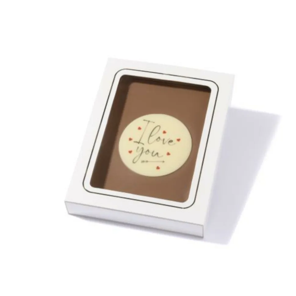 Pure Verwennerij Chocolade Tablet I Love You 150 gr