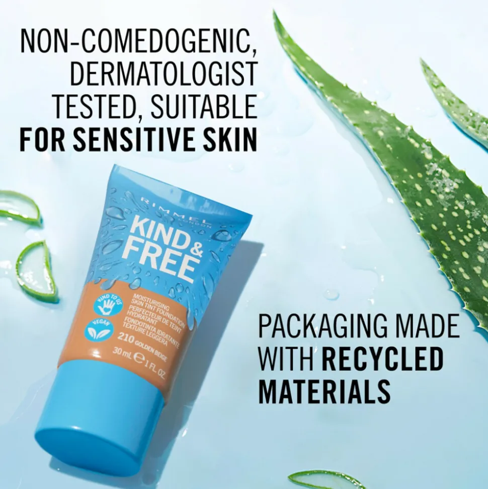 Rimmel KIND & FREE Vegan Foundation 201 Classic Beige 30 ml