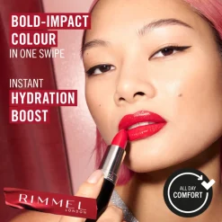Rimmel Lasting Finish Satin Lipstick 290 Sunset Rose 4 gr