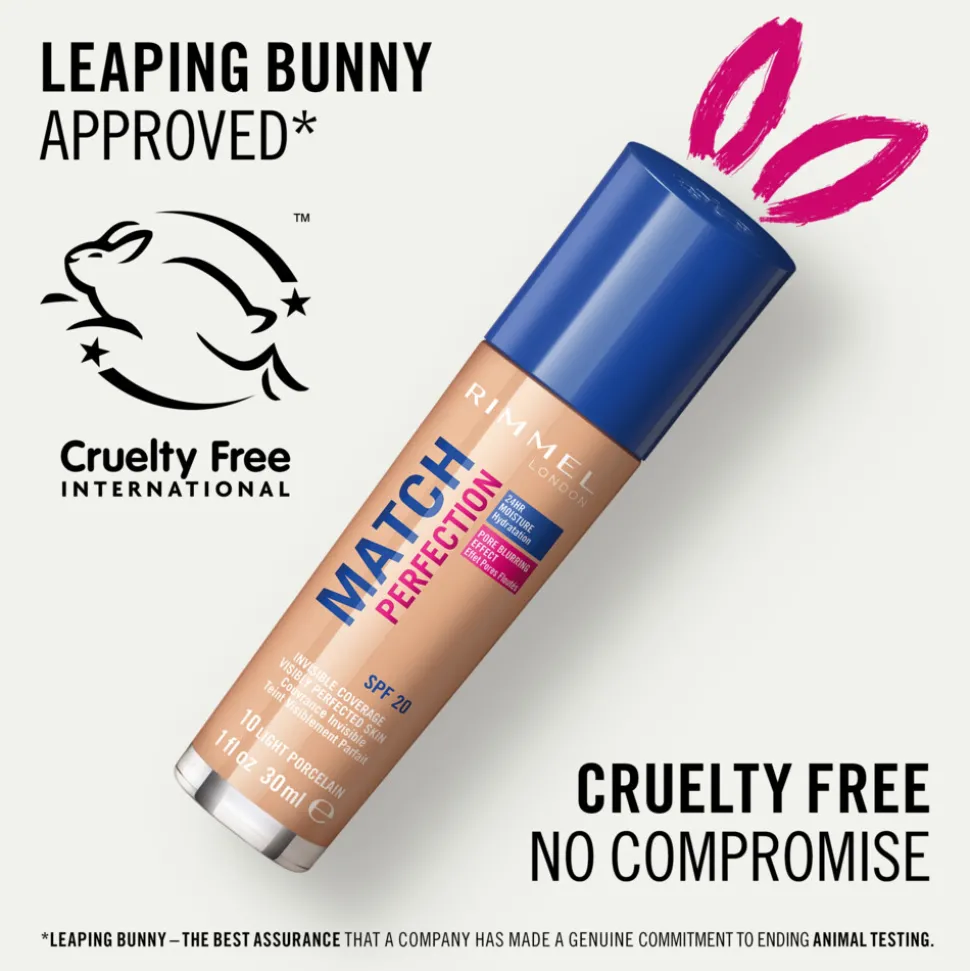 Rimmel Match Perfection Foundation 010 Light Porcelain 30 ml