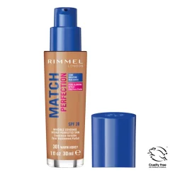 Rimmel Match Perfection Foundation Warm Honey 301 30 ml