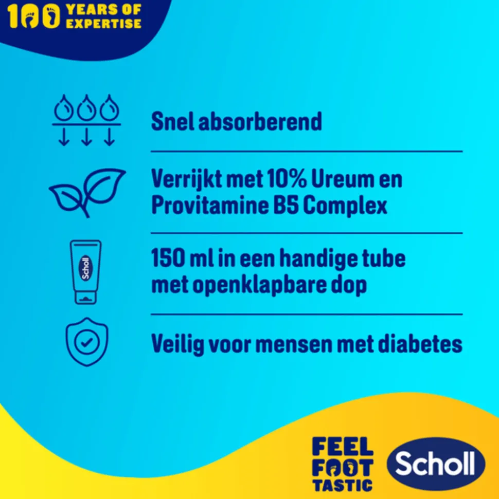 Scholl Voetcrème Geavanceerd Herstel 150 ml