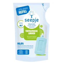 Seepje Afwasmiddel Re-fill Tintelfrisse Limoen Geur 500 ml