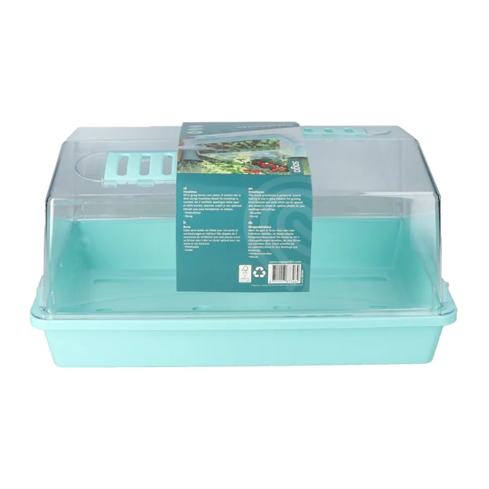 SOGO Kweekkas Inclusief Beluchting 38 x 24 cm