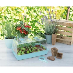 SOGO Kweekkas Inclusief Beluchting 38 x 24 cm