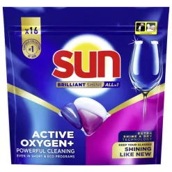 Sun Brilliant Shine All-in 1 Vaatwascapsules 16 stuks