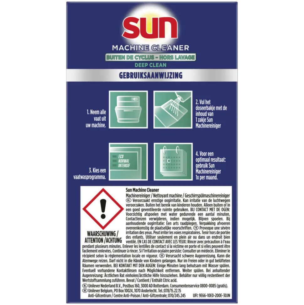 Sun Machinereiniger Out-Wash 3 stuks