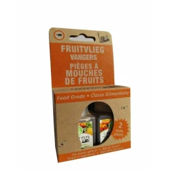 Super Ninja Fruitvlieg Vanger 2 stuks
