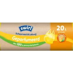 Swirl Pedaalemmerzakken Geparfumeerd met Handvat 20L 25 stuks