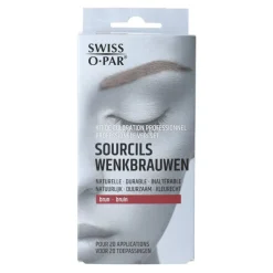 Swiss-o-Par Professionele Verfset Wenkbrauwen Bruin 1 set