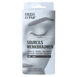 Swiss-o-Par Professionele Verfset Wenkbrauwen Zwart 1 set