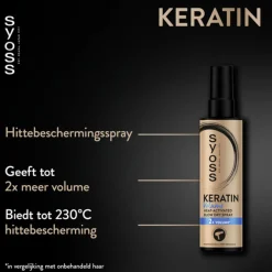 Syoss Keratin & Volume Heatprotection Spray 200 ml